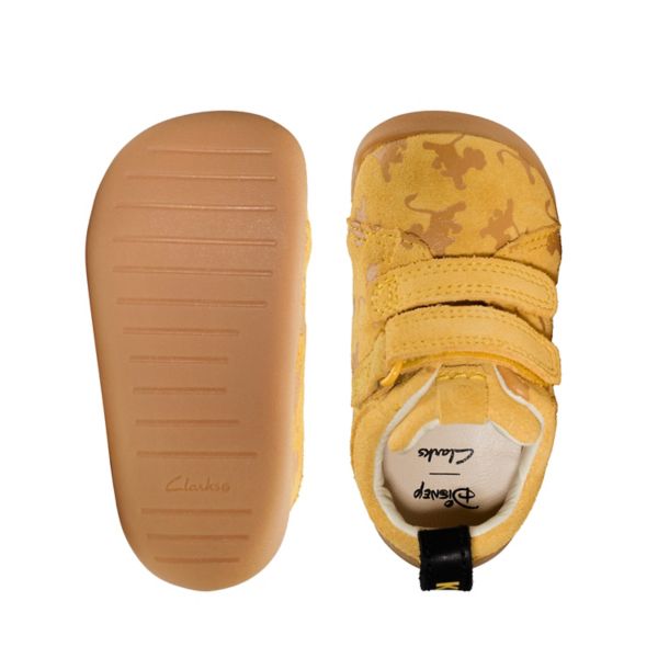 Clarks Boys Roamer Wild Toddler Casual Shoes Yellow | CA-4908726